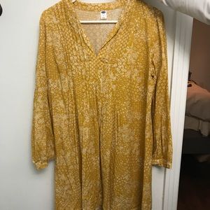 Mustard yellow day dress